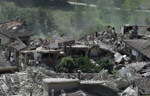 Central Italy Earthquake Mass Destruction